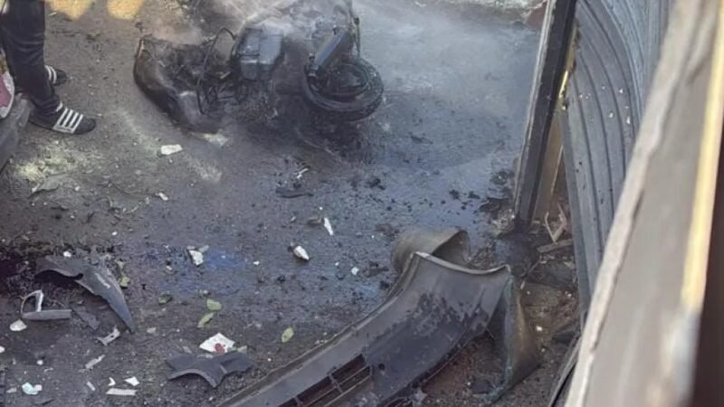 استهداف دراجة نارية في كونين بغارة إسرائيلية وسقوط شهيد وجريح