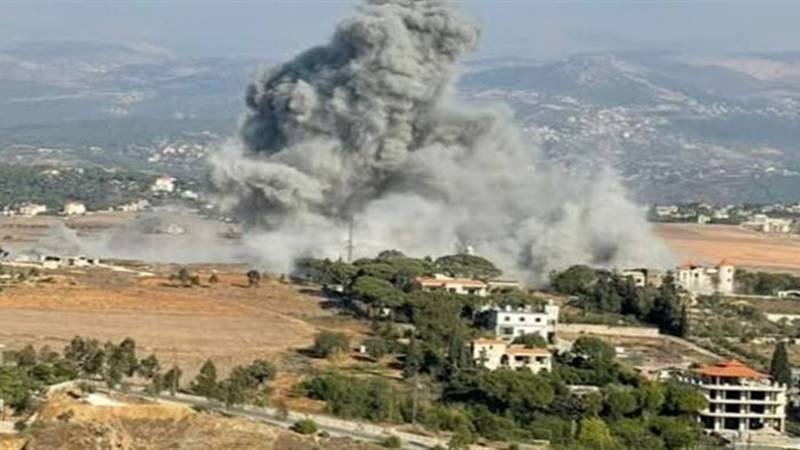 غارة إسرائيلية استهدفت آلية للجيش اللبناني بالنبطية الفوقا