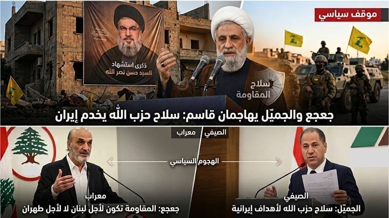 مواقف سياسية رداً على الخطاب الأخير للأمين العام لحزب الله الشيخ نعيم قاسم